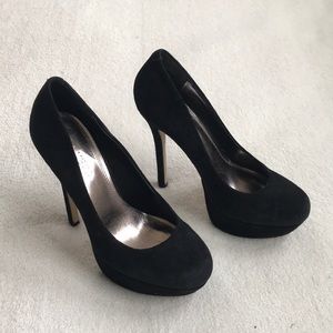 Barely worn black suede Bakers heals - 7